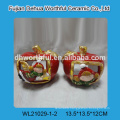 Ceramic christmas flower vases with cute reindeer design